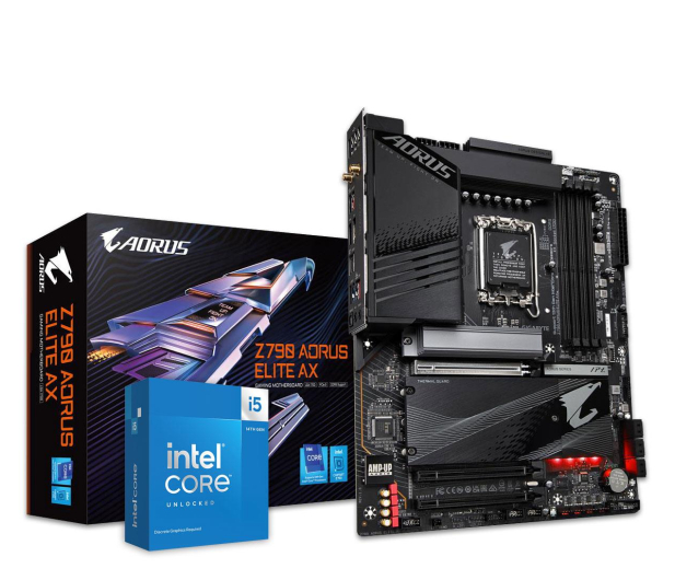 Gigabyte Z790 AORUS ELITE AX + Intel Core i5-14600KF - 1273405 - zdjęcie